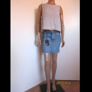 PAIGE Jeans Vintage Adrian Denim Skirt Sz. 27